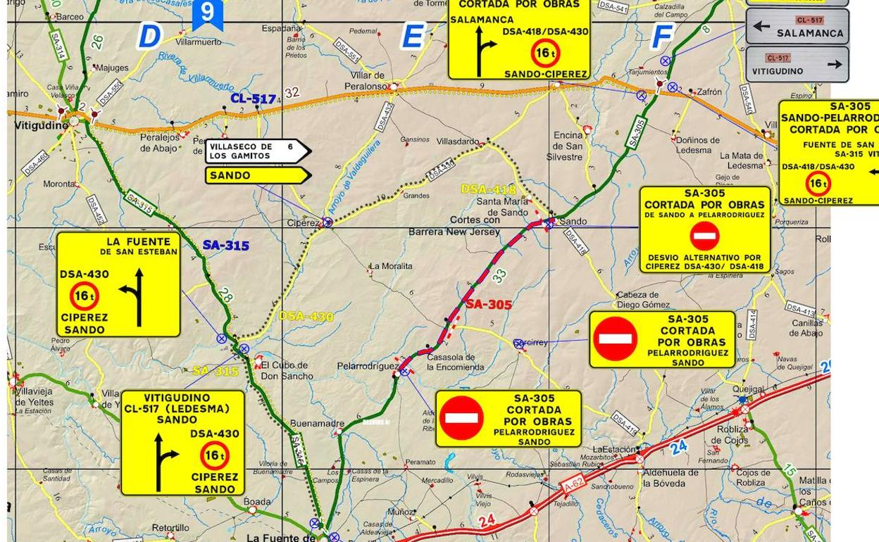 La Junta Reanuda Los Trabajos De Ensanche De La Carretera Sa Entre